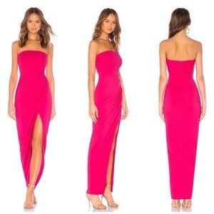 NBD Lucilda Pink Strapless Dress